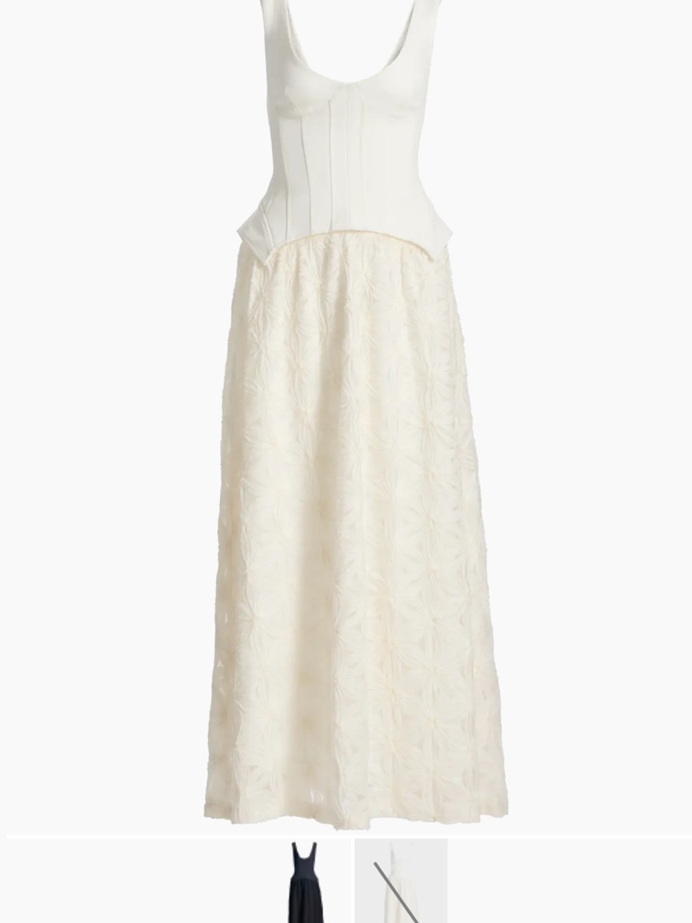 Simkhai Byrony Corseted Maxi Dress